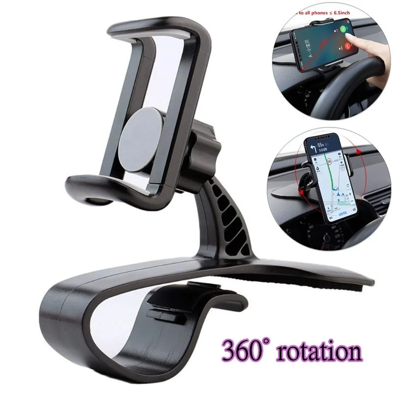 Supporto Universale Per Telefono Da Auto Per Cruscotto Supporto Per Clip Facile Supporto Per Display Gps Supporto Per Auto Per Iphone Samsung Huawei X