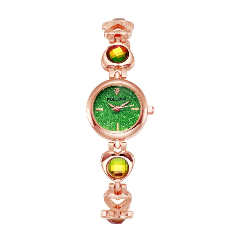 

Simple Ladies Colorful Luxury WristWatches Fashion Starry Sky surface with Diamonds Women Quartz Watch Steel Bracelet Clock