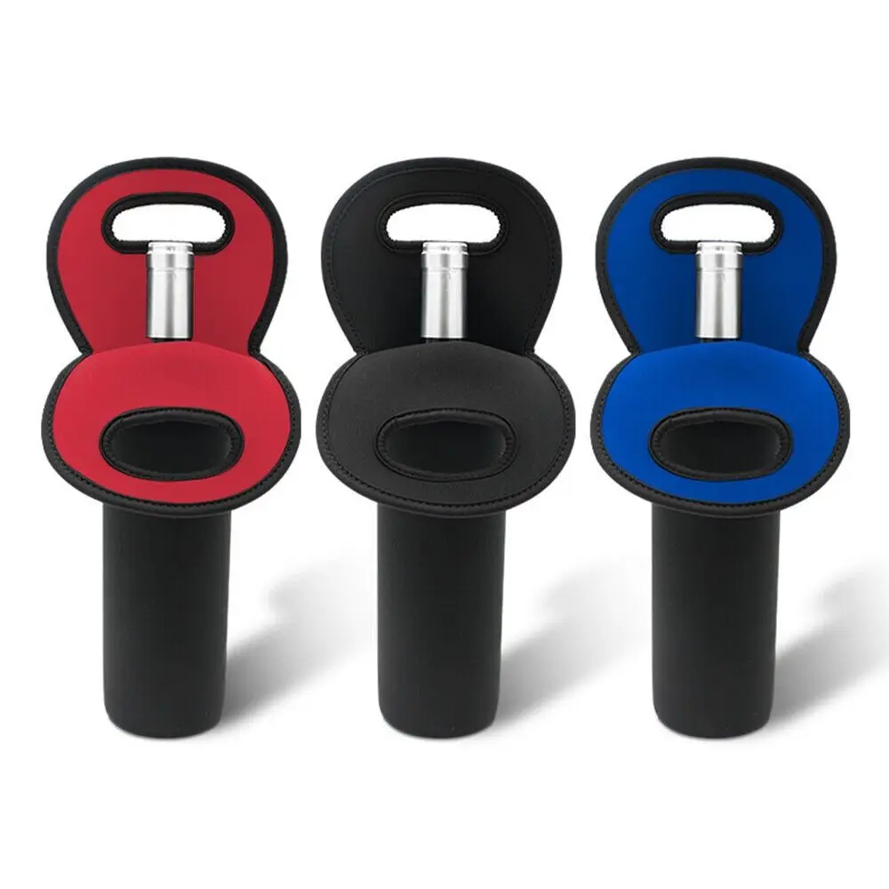 Insulated Neoprene Wine Bottle Packaging Cover, Reusable Solid Color Protective Freezer... - SKU WBPC2136 - UGI Packaging