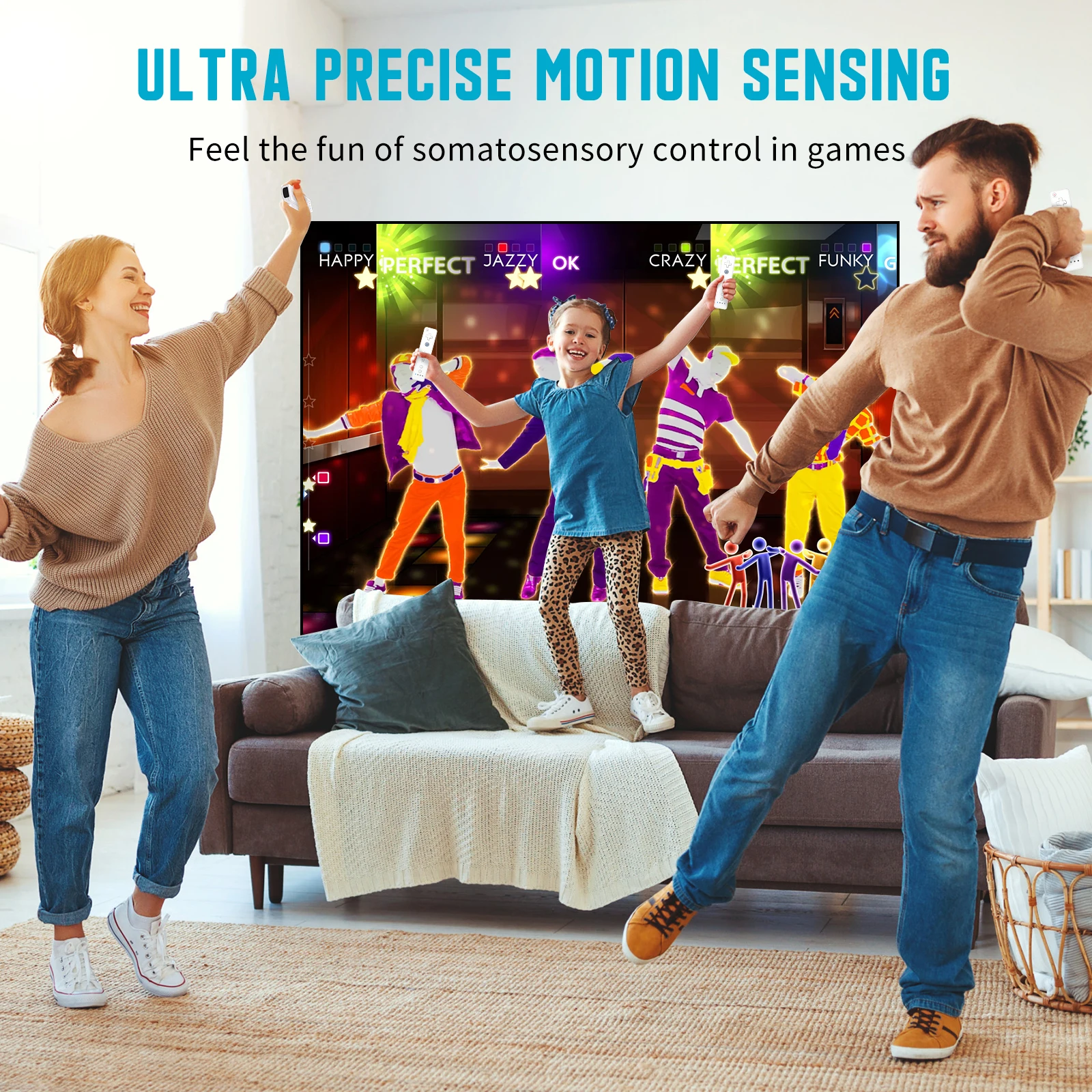 Controllers for Nintendo Wii/Wii U Left/Right 2in1 Motion Plus Controller Wireless Remote 5