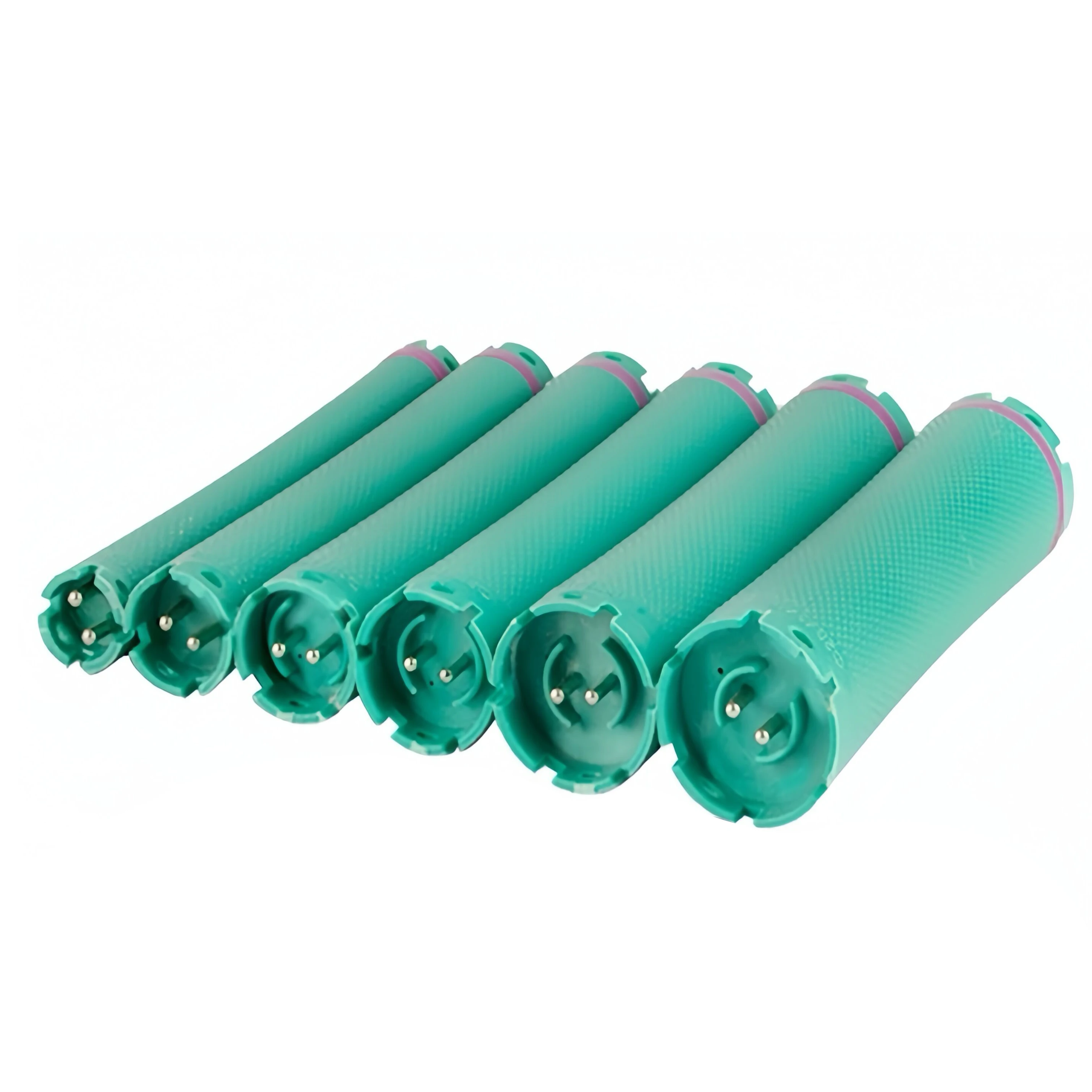 10pcs/set 24V Extra Long Digital Perm Rods Hair Rollers Electric Heated Curlers Bars with Rubberbands Styling Tool 140mm 1884