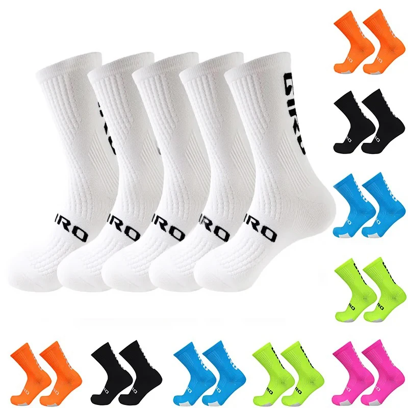 5PairsCyclingSocksMenBikingSockSportsSweatAbsorbentBreathable