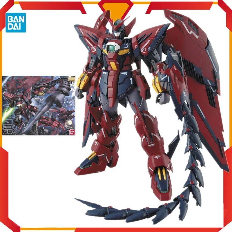

In stock Bandai Original GUNDAM Anime Model MG Series 1/100 GUNDAM EPYON EW Action Figure Assembly Model Toys