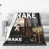 Drake Take Care Album Blankets Flannel Printed Hip Hop Rapper Drizzy Cozy Soft Throw Blankets for Bedding Office Rug Piece 2