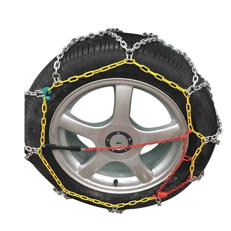 For Car White Zinc Steel Car Truck Tire Snow Chain