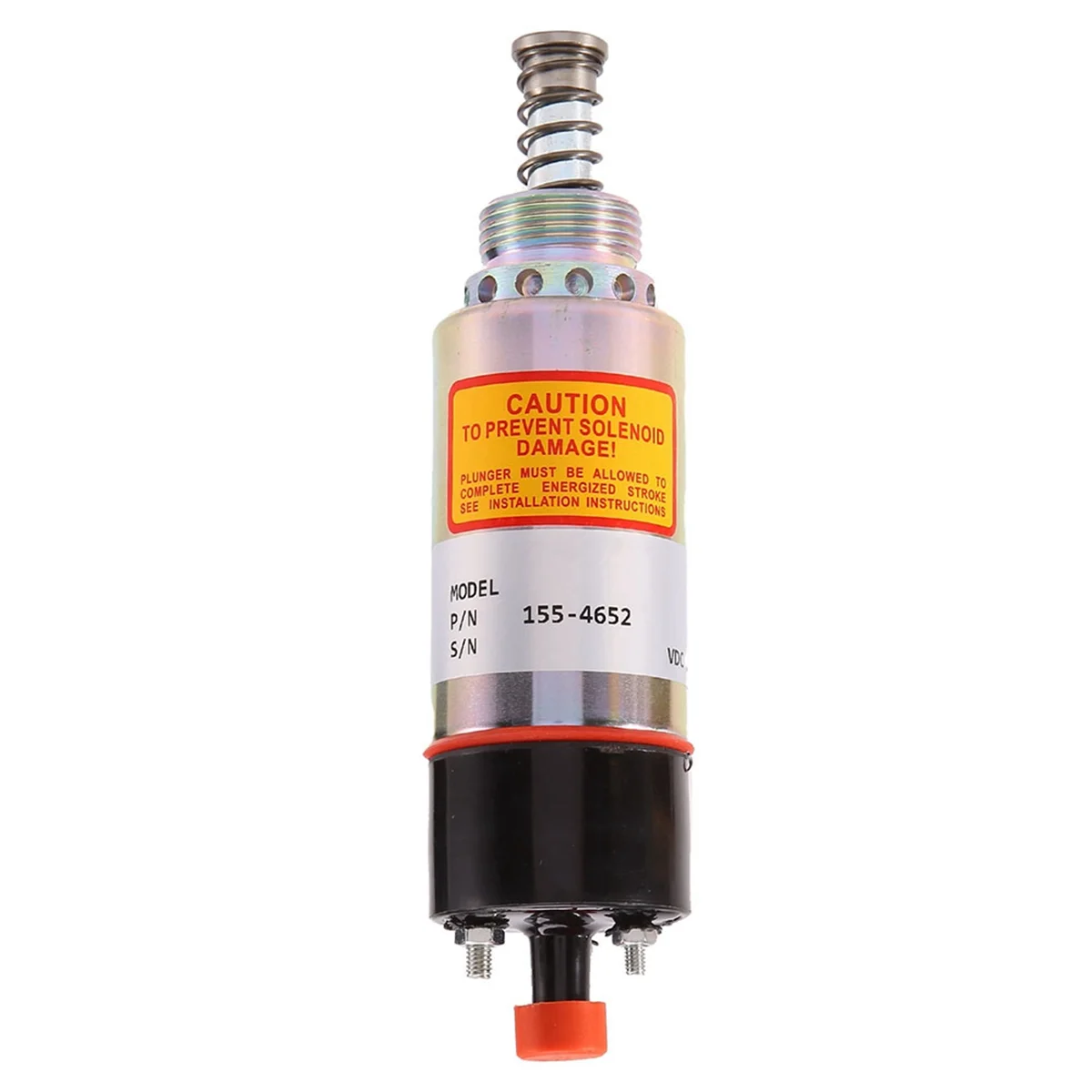 

24V Stop Cut Off Solenoid Valve Fuel Flameout Shutdown Solenoid CA1554652 155-4652 1554652 for Caterpillar E325B/325C