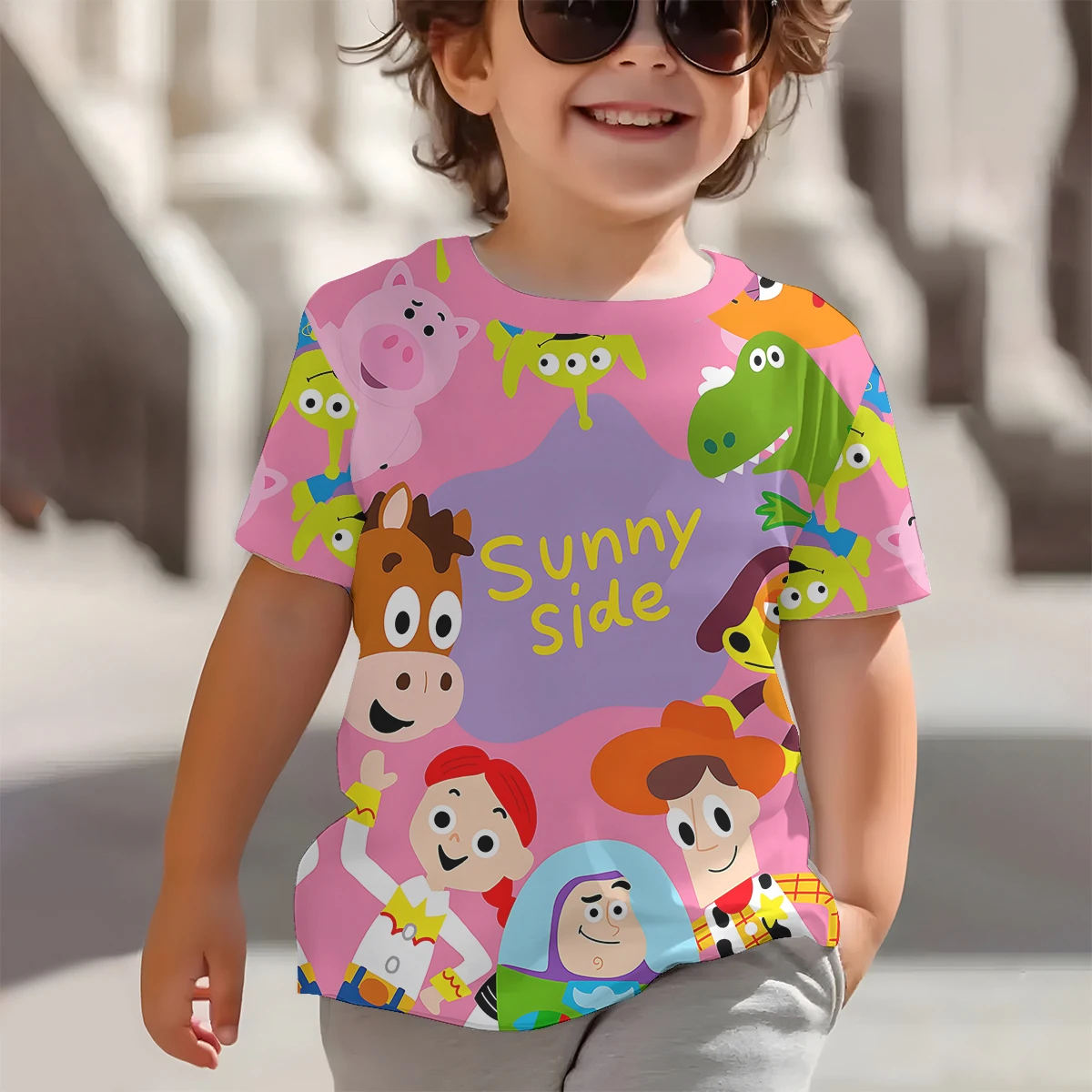 3D Print Toy Story Buzz Lightyear Baby Clothing 5 to 14 Years Male Outdoor Clothes for Children Boy Girl Child T-Shirt Top Shirt 2