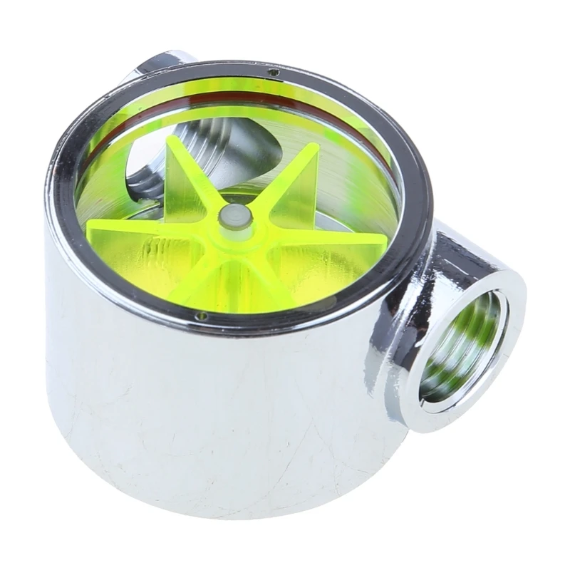 Water Flow Indicator G1/4" Standard Female to Female Thread PC Water Cooling flow meter water flow meter