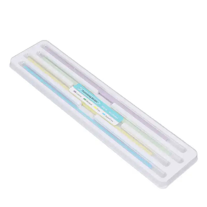Dental Sandpaper Dental Polishing Strips 4 Colors for Tooth Polishing
