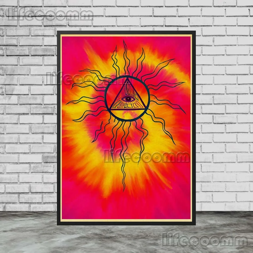 Celestial Bohemian Canvas Art: Sun, Moon, Stars & Planets Wall Decor