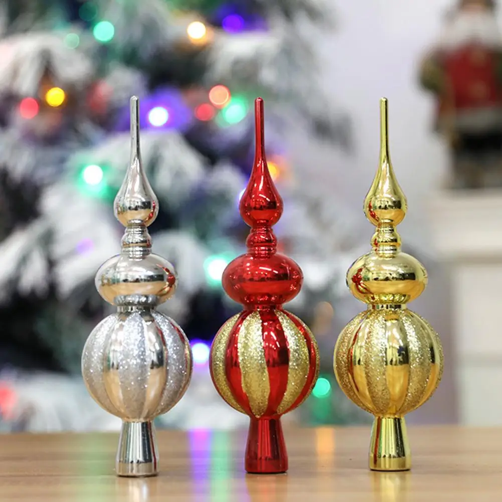 Christmas Tree Decoration Christmas Tree Topper Decoration Christmas Tree Topper Sparkling Glittery Xmas Decoration to Enhance Party