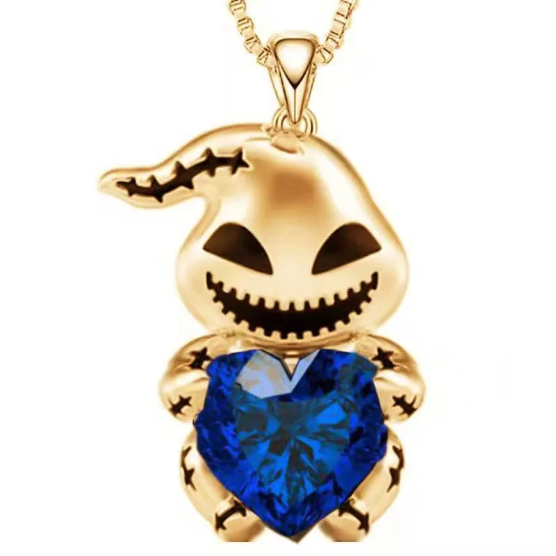 Halloween cartoon Muppets gift love necklace girl