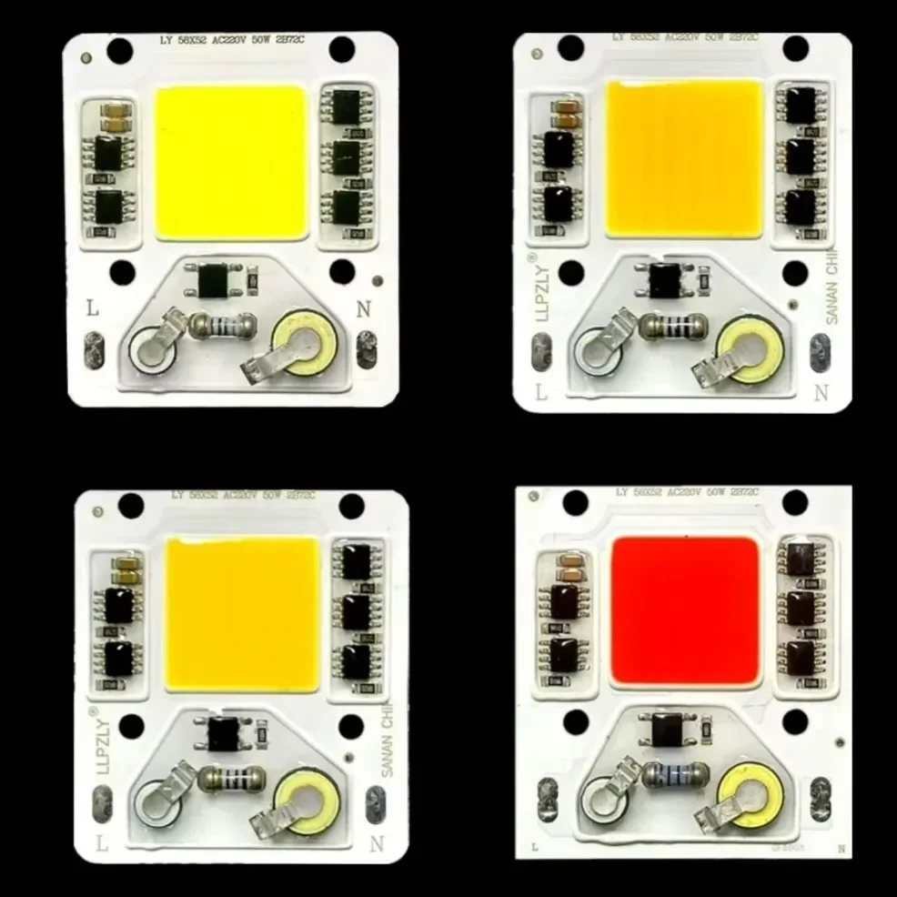 AC 220V LED Chip COB Beads Matrix Smart IC No Need Driver DIY Flood Light Spotlight Replacement LED Source Outdoor Lamp bead
