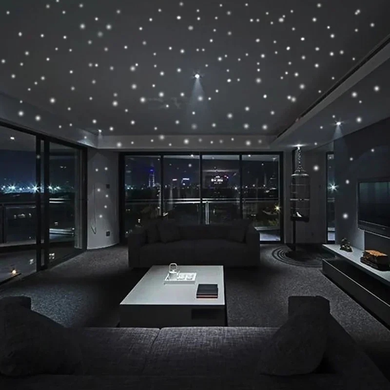 Wall Stickers Luminous Wall Stickers Vinyl Decal Stickers Children Room Decoration 407pcs Luminous Wall Stickers Wall Decor Glow In The Dark Star Vinyl Sticker for Kid Room Creative Fluorescent Party Decoration