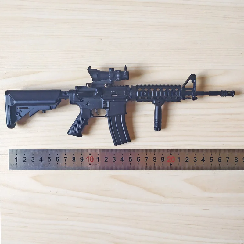 DIY 1:3 Scale Mini Alloy M4 Toy Gun Rifle Detachable Gun Model Plastic Metal Pistol Weapon Assembly for Boys Collection Gifts 3