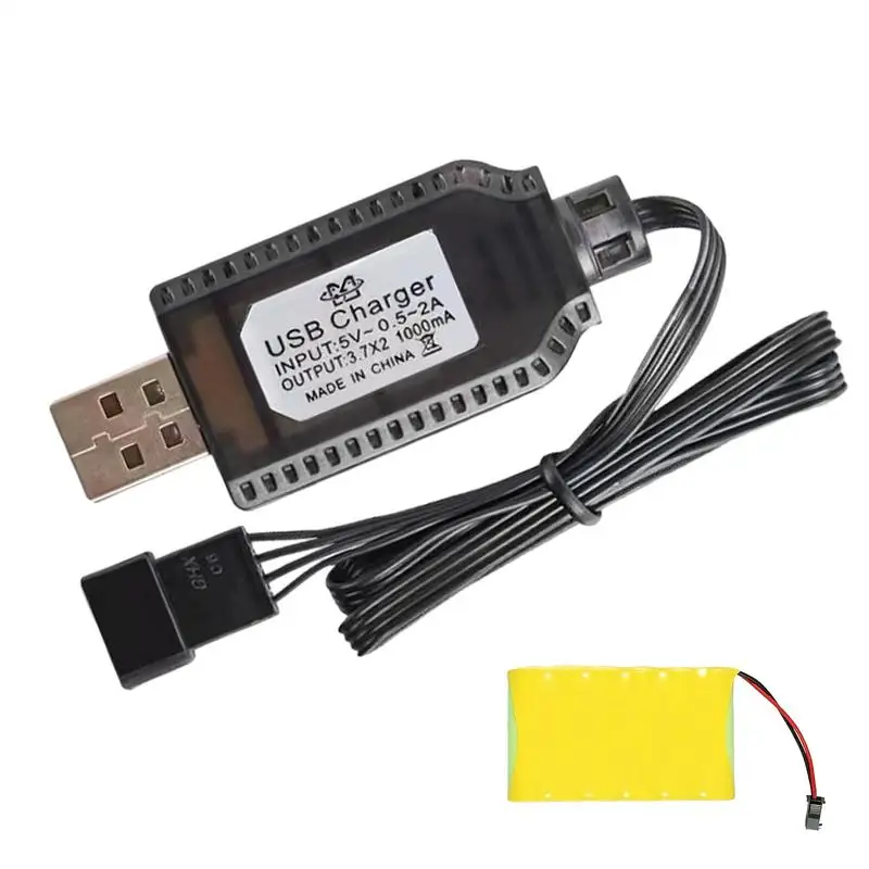 7.4 فولت USB شاحن بطارية ليثيوم SM-2P SM-3P SM-4P الذكية قابلة للشحن شاحن بطارية ليثيوم أيون اللعب شاحن التحكم عن بعد