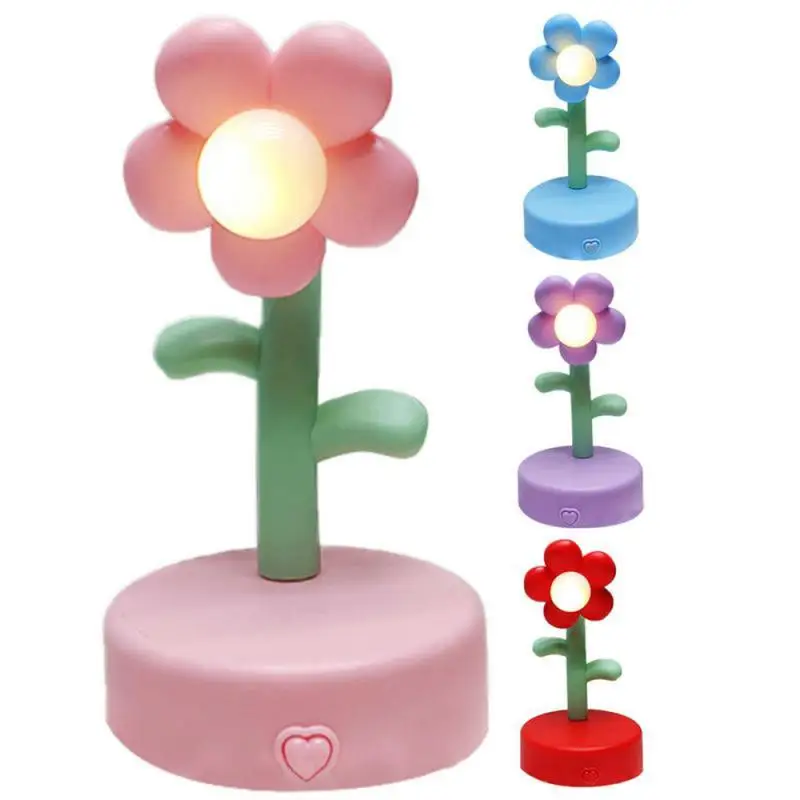 

Night Light For Kids Lovely Flower Night Lamp Bedside Night Lamp With Soft Warm Light Baby Night Light Tabletop Decor