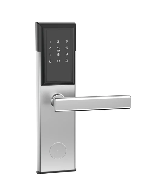 スマートロック 交換 キー FITNATEキーパッド付きドアノブ キーレスエントリー用デジタルドアロック スペアキー付 HS0335KSB デジタルドアノブ 電子キーパッド付き スマートロック マットブラック