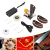 Mini Belt Sander 775 Motor Electric Bench Grinder 304 Stainless Steel TableTop Polisher Sanding Machine Adjustable Speed 4