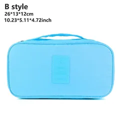 Compact Waterproof Clothing and Underwear Organizer Bag (B Blue)
