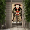 Beautiful Woman Pattern Japanese Door Curtain Showa Beautiful Woman Bedroom Bathroom Semi-Split Private Partition Fabric Curtain 2