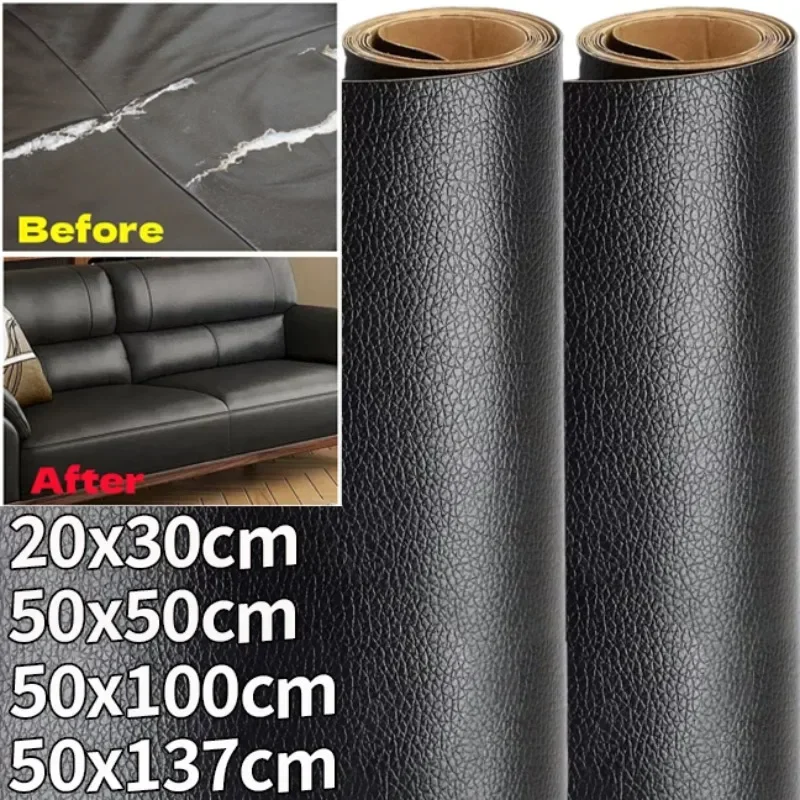 Artificial PU Leather Patches Self-Adhesive Leather Repair Stickers Sofa Hole Fix Patch Table Chair Seat Furniture Repair Tool repair patches,leather repair patches