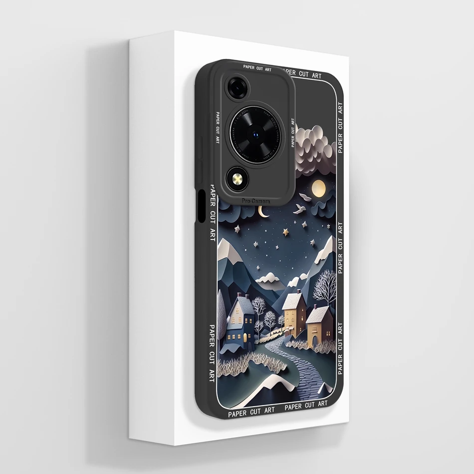 Cute Design Phone Case with Camera Protector, Soft Liquid Silicone Protective Bumper
