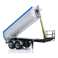 1/14 LESU RC Metal Hydraulic Dump Trailer Finished Model For Toys Radio Control Tractor Truck DIY Lorry Car Vehicle 2