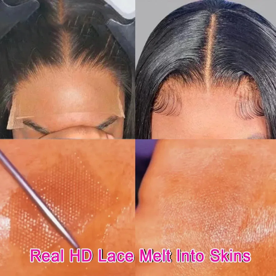 13x6 HD Lace Frontal Only Deep Wave 13x4 Full Frontal Invisible HD Lace Closure Only Virgin Hair For Woman Melt Skin Pre Plucked 2