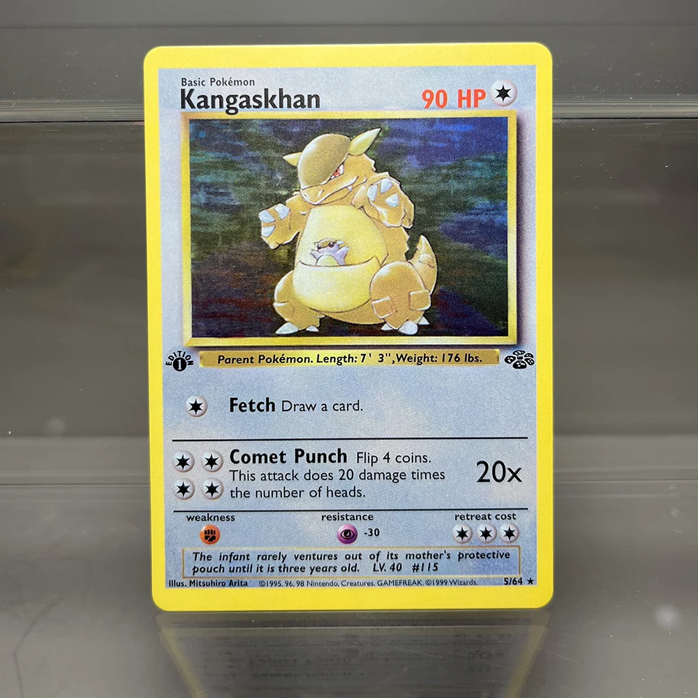 PKM Proxy Cards Jungle Classic 1996 1. Auflage Gyarados Magneton Cards Collection PTCG Jolteon Folienkarte (NG) – Detail 5