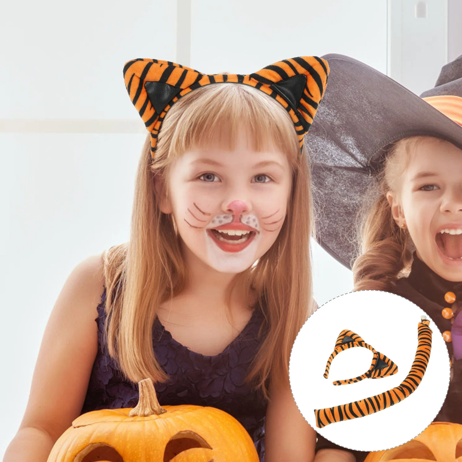 

Animal Ears Headband Tiger Cosplay Headband Cosplay Kids Adults Props Favors Party Headband Animal Tail Halloween Accessories