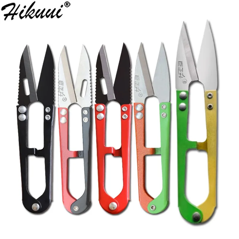 Sewing Scissors 1Pc Thread Scissors U Shape Sewing Cutter Embroidery Craft Tailor Scissors For Line Fabric Thread Sew Yarn Cutting Supplies