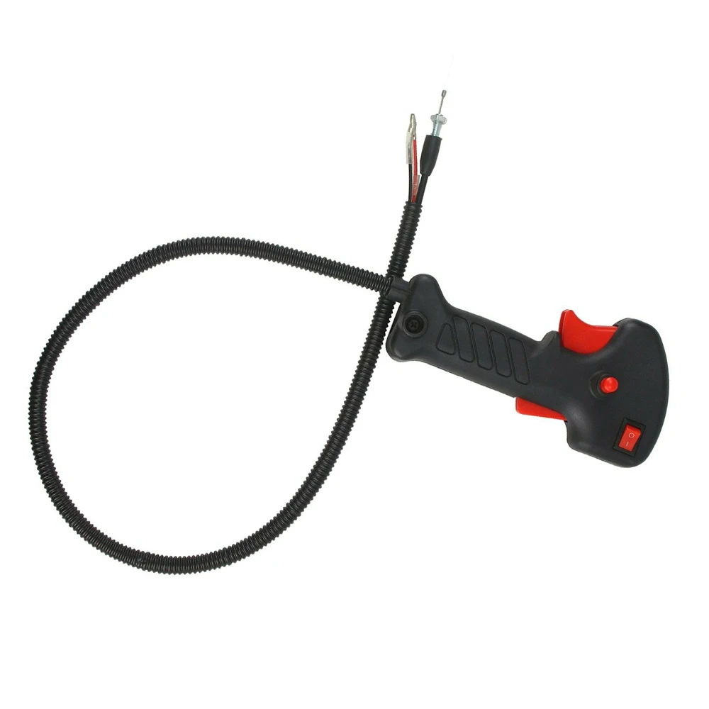 

1pc Switch With Throttle Cable And Wiring Loom Garden Power Tool Replacement Accessories For Strimmer Trimmer Brush Cutter