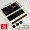 Professional Colored Charcoal Pencils Drawing Set,12 Pieces Pastel Chalk Pencils for Sketching, Shading, Blending, Portrait, Bl 2