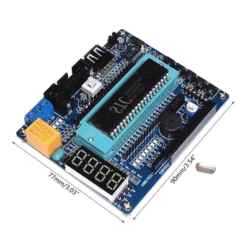 Apprendimento per lo sviluppo del microcontrollore della scheda sviluppo STC89C52 a chip singolo ESTD 51