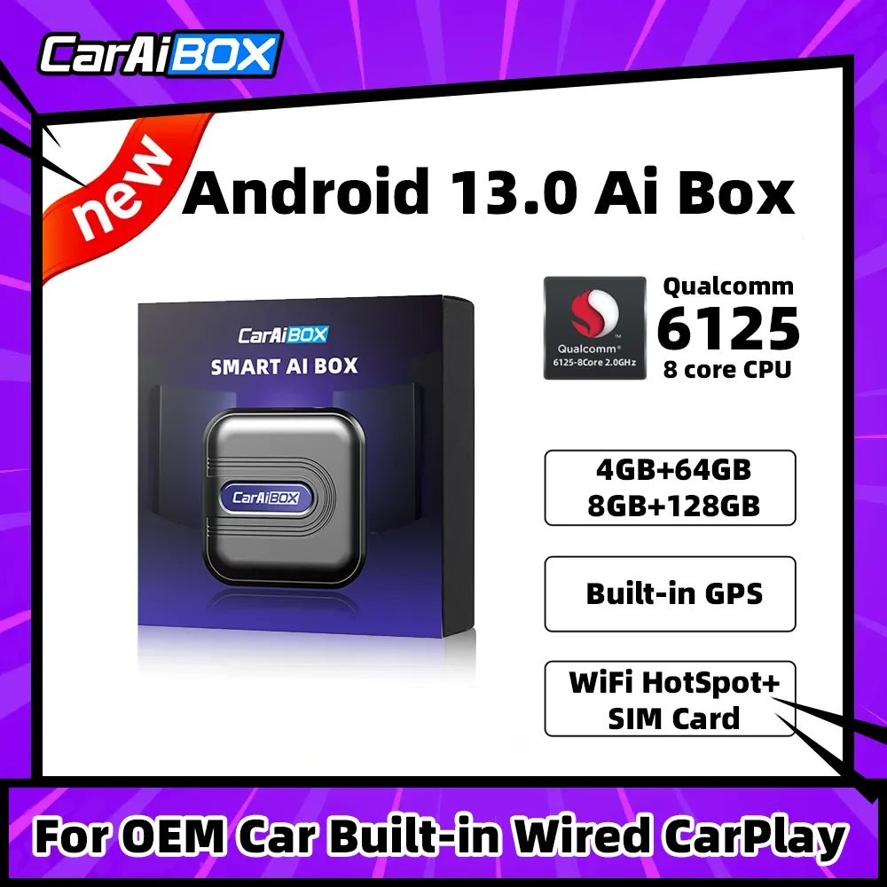 CarAiBOX-CarPlay-inal-mbrico-Ai-Box-Qualcomm-6125-8-n-cleos-2-0-CPU ...