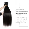 PerisModa 100% Straight Human Hair Bundles 1/3/4 Pcs Weave Bundles Human Hair Extensions Brazilian Remy Natural Black Human Hair 2