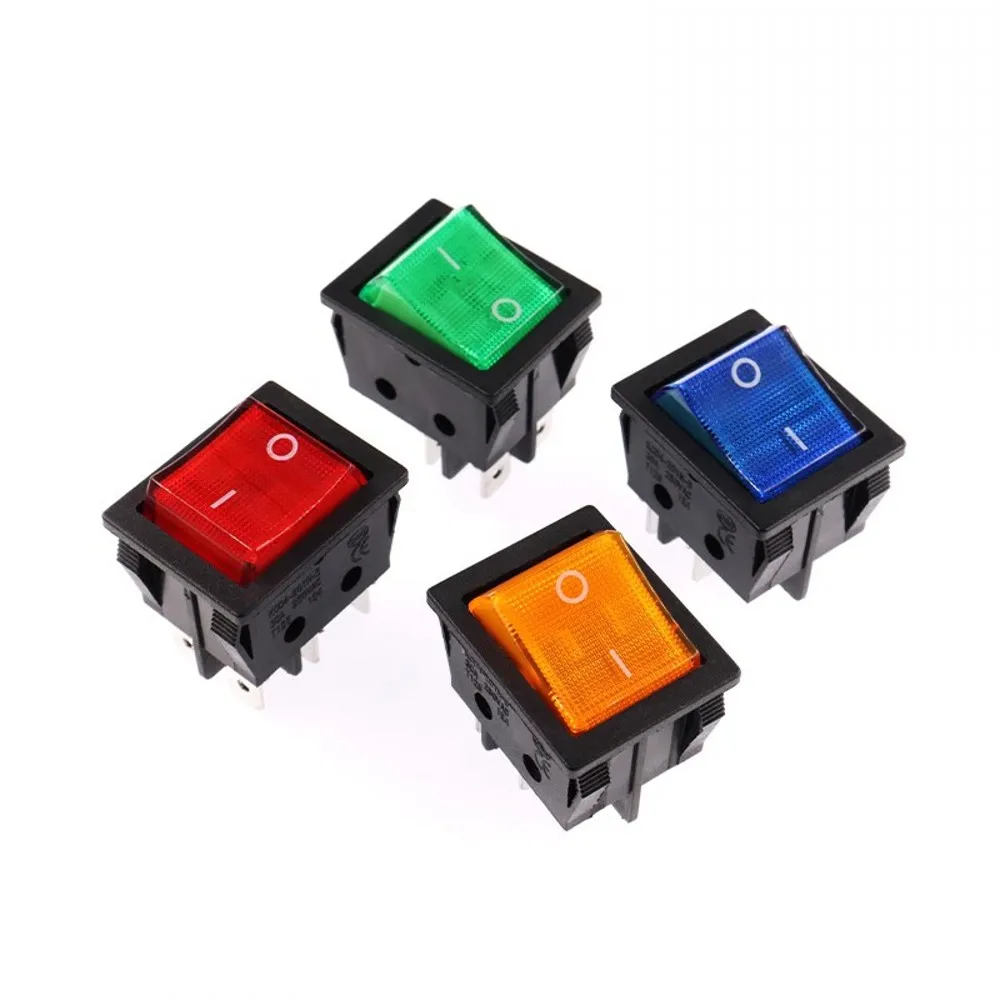 20PCS, 30A 250V AC Hohe Strom, EIN/AUS, Speziell für Schweißmaschine, KCD4, Schweißmaschine Schalter Schiff, Rocker Power-Taste Schalter – Detail 7