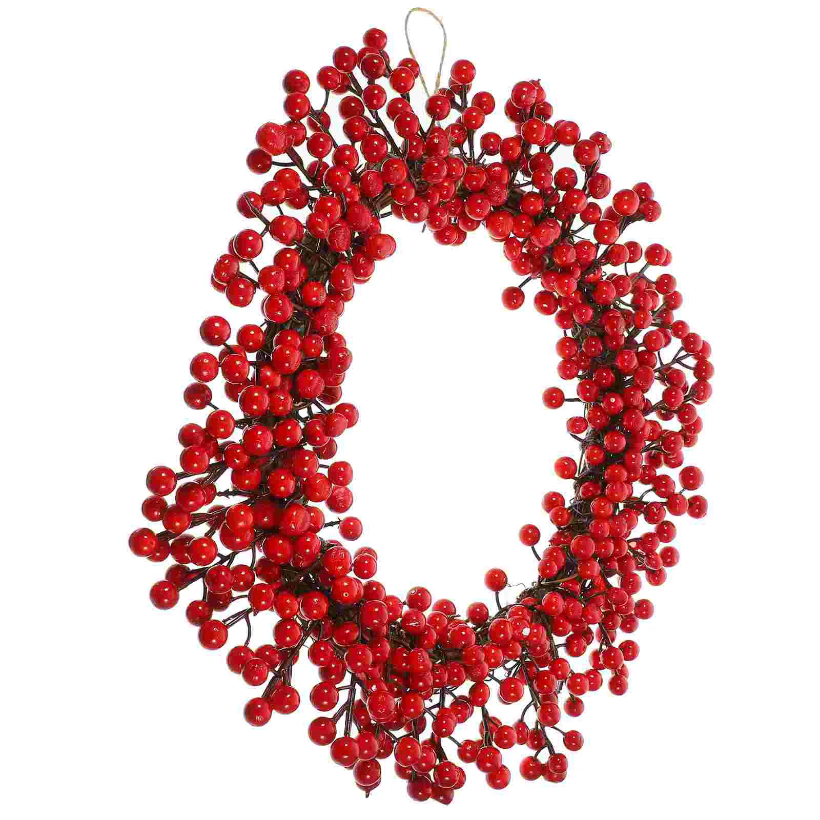 

Hanging Wreath Ornaments Christmas Front Door Garland Decorations Festival Scene Artificial Berry