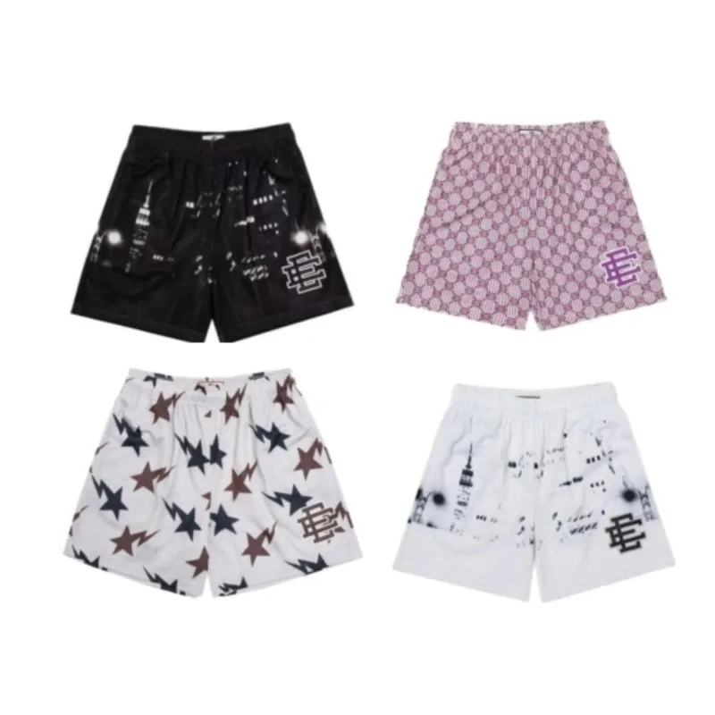 new ML Eric Emanuel Shorts NEW men's casual shorts fitness sports pants summer gym workout Men Women Classic GYM Mesh Shorts