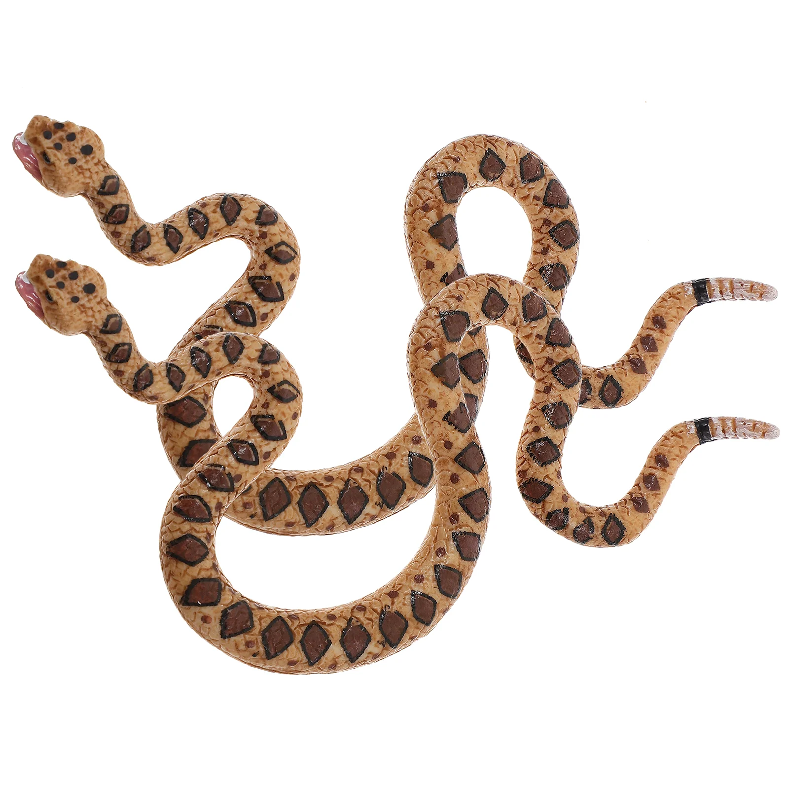 

2 Pcs Snake Props Artificial Festival Cosplay Tricky Prank Toy Bird Toys Statue