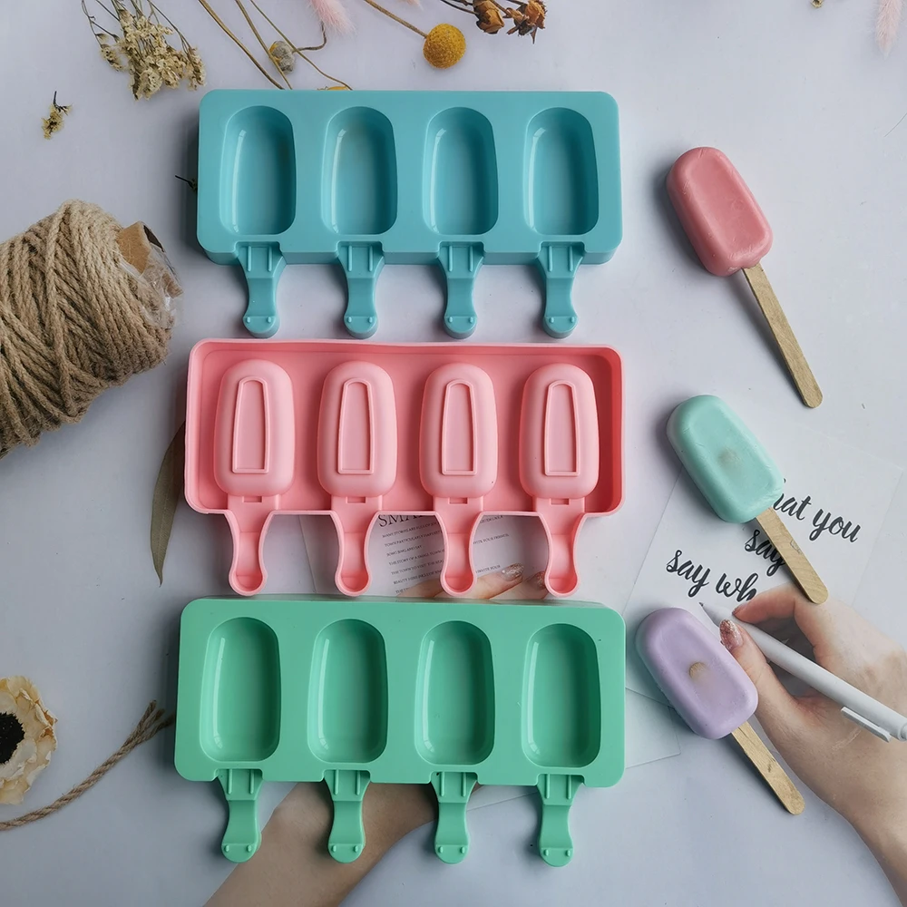 Ice Pop Maker Popsicle Mold Cream Mould Silicone Ice Pop Maker Mould Small Aliexpress
