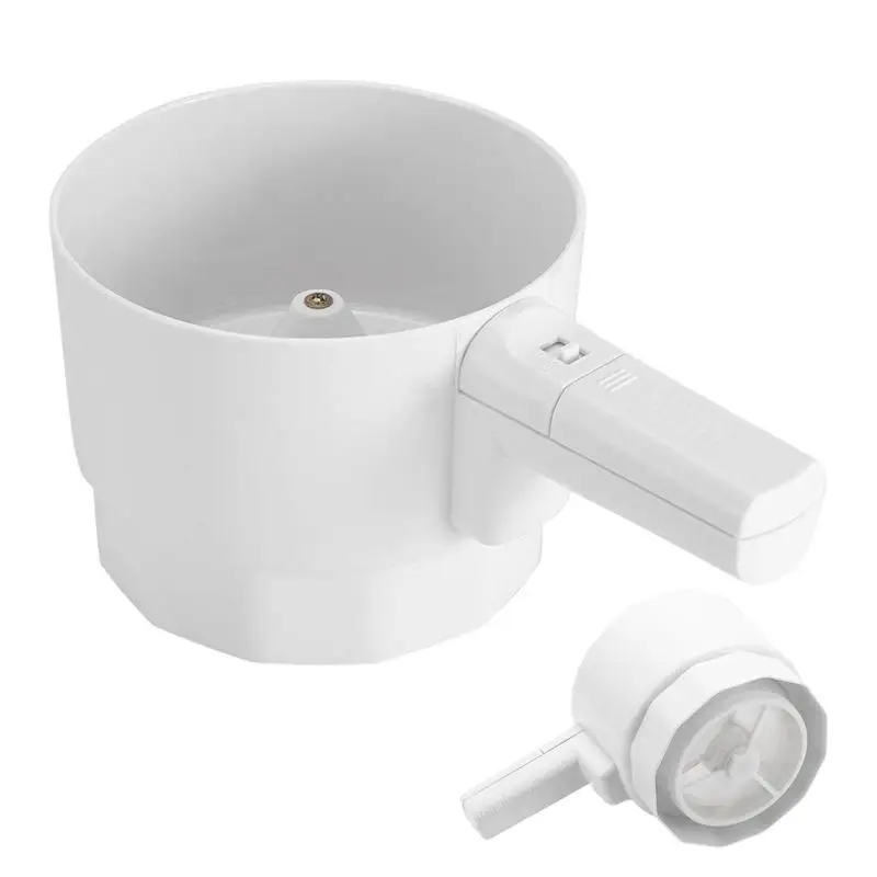 

Ситечко для муки на батарейках, тонкая работа, ручка для легкого просеивания муки, съемный тихий дизайн, идеально подходит для миндальной муки