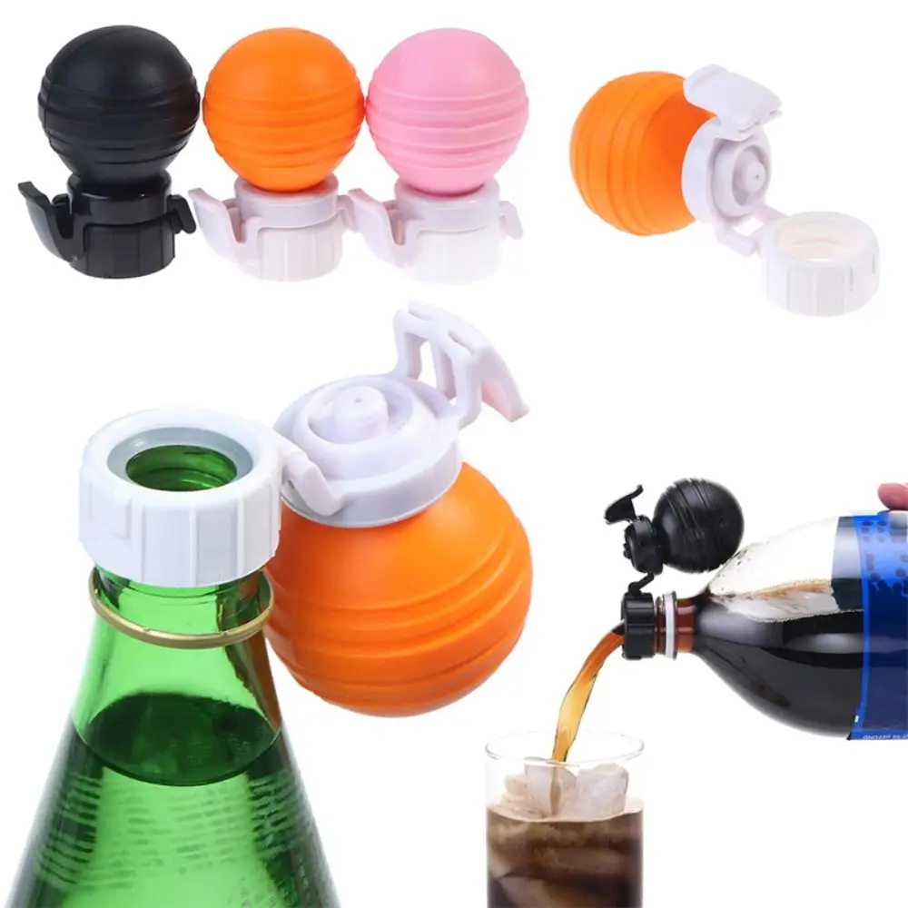 Reusable Silicone Soda Bottle Lid Inflatable Leak-proof Drink Sealer Air Tight Beverage Saver Cola Pump Carbonation Keeper