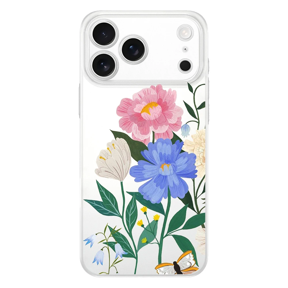 Sunflower & Lavender Soft Clear Phone Case - Easter Edition