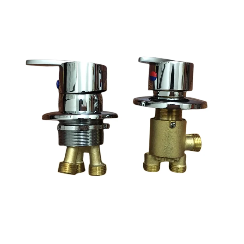 MTTUZK ทองเหลืองอ่างอาบน้ำก๊อกน้ำร้อนเย็นควบคุมวาล์ว Bath Shower Mixer ก๊อกน้ำอ่างอาบน้ำก๊อกน้ำทองเหลือง 1