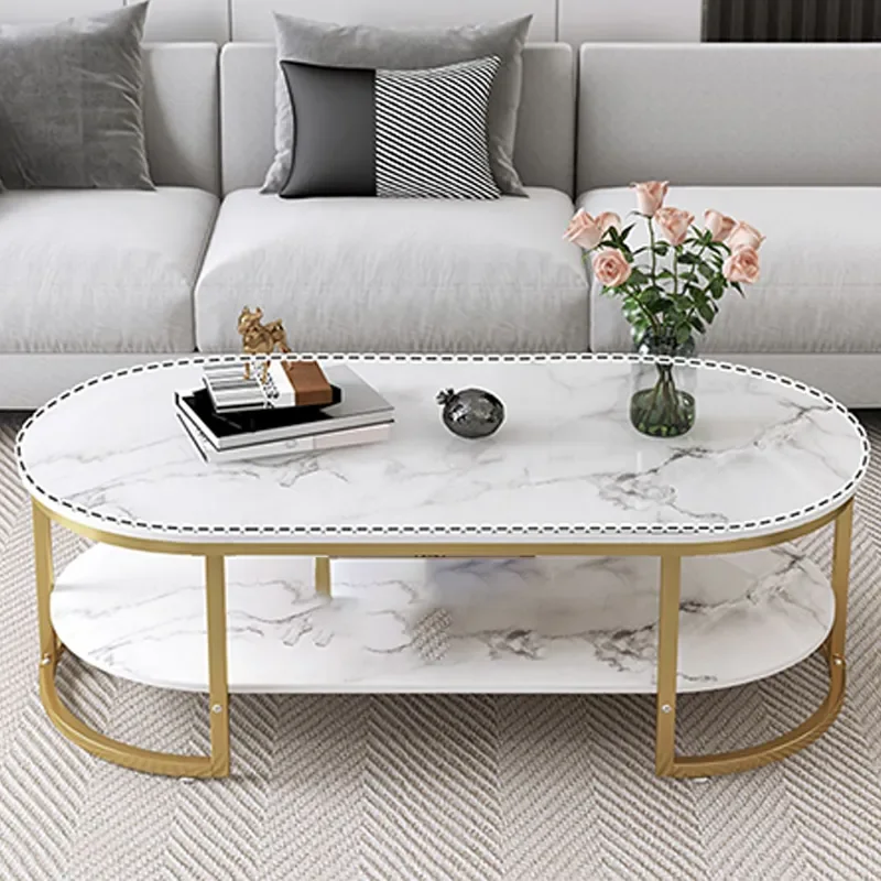 

Multifunction Storage Tea Table Modern Living Room Nordic Coffee Tables Faux Marble Hotel Luxury Mesa Centro Room Decoration