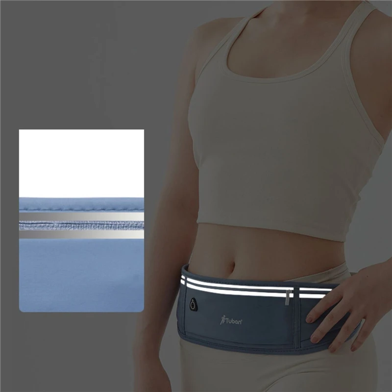 Sports Waist Pack Women Men Running Belt Waist Bag Waterproof Waist Bag Wallet Men Pouch Belt Portable Phone Holder Gym 3