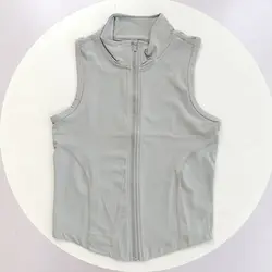 Ultimate Zip - Up Sleeveless Training Vest - Quick Dry Athletic Top for Gym, Running, Yoga & Versatile Casual Wear (GRAY)