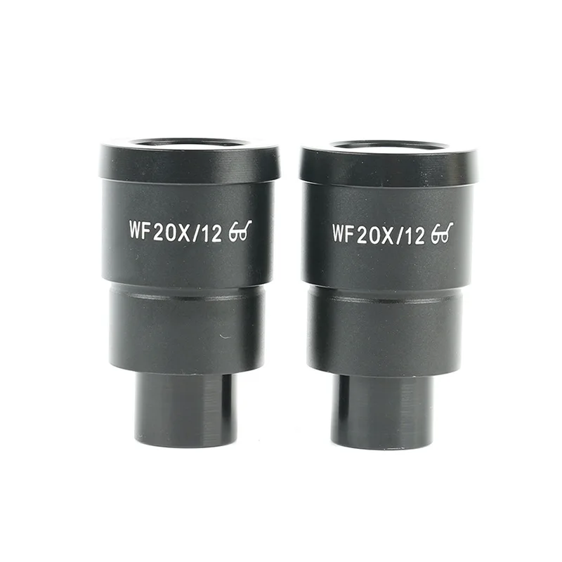 

Wf20x Stereo Microscope Wide-Angle Eyepiece Large Field of View High Eye Point 1 to 20 Times Field of View 12mm